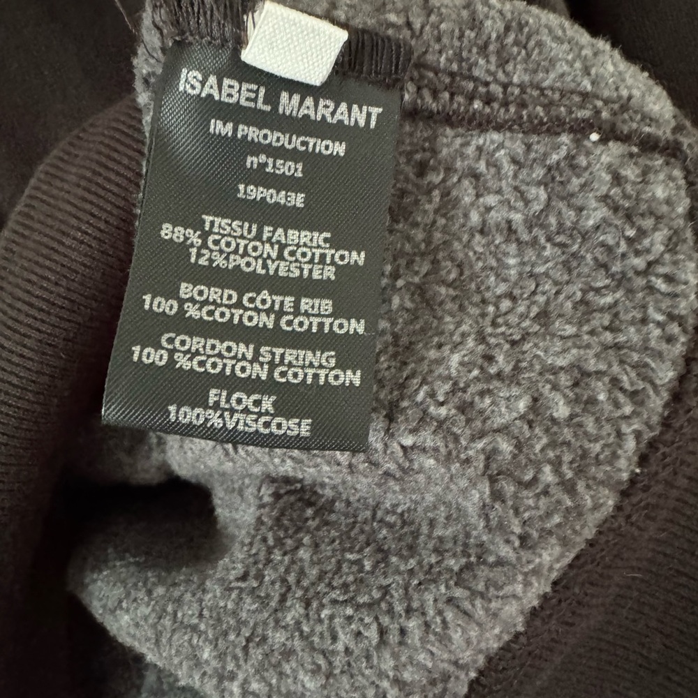 ISABEL MARANT ETOILE LOGO HOODIE SIZE SMALL/ FR 36 - Picture 6 of 7